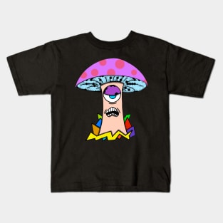 psilo the mushy mushroom Kids T-Shirt